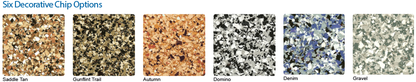 RockSolid Floors Chip System - Color Options